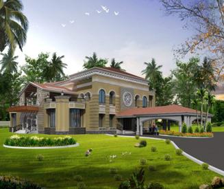 Residential building render